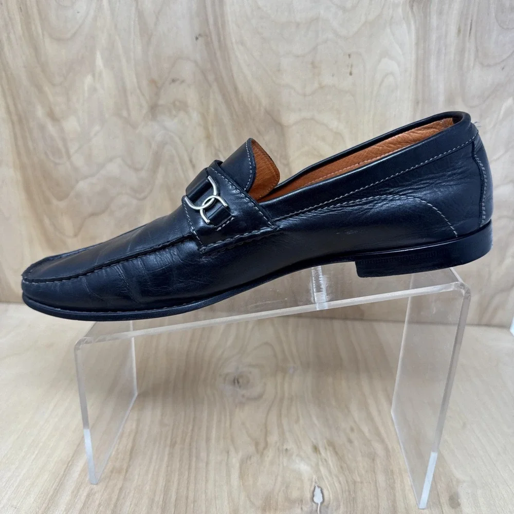 Santoni bit loafer
